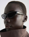 Fanna | Black Acetate | Black Lens