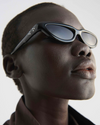Fanna | Black Acetate | Black Lens