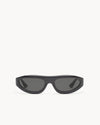 Port Tanger Uns Sunglasses in Black Acetate and Black Lenses 1