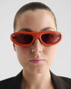 Uns | Coral Red Acetate | Tobacco Lens