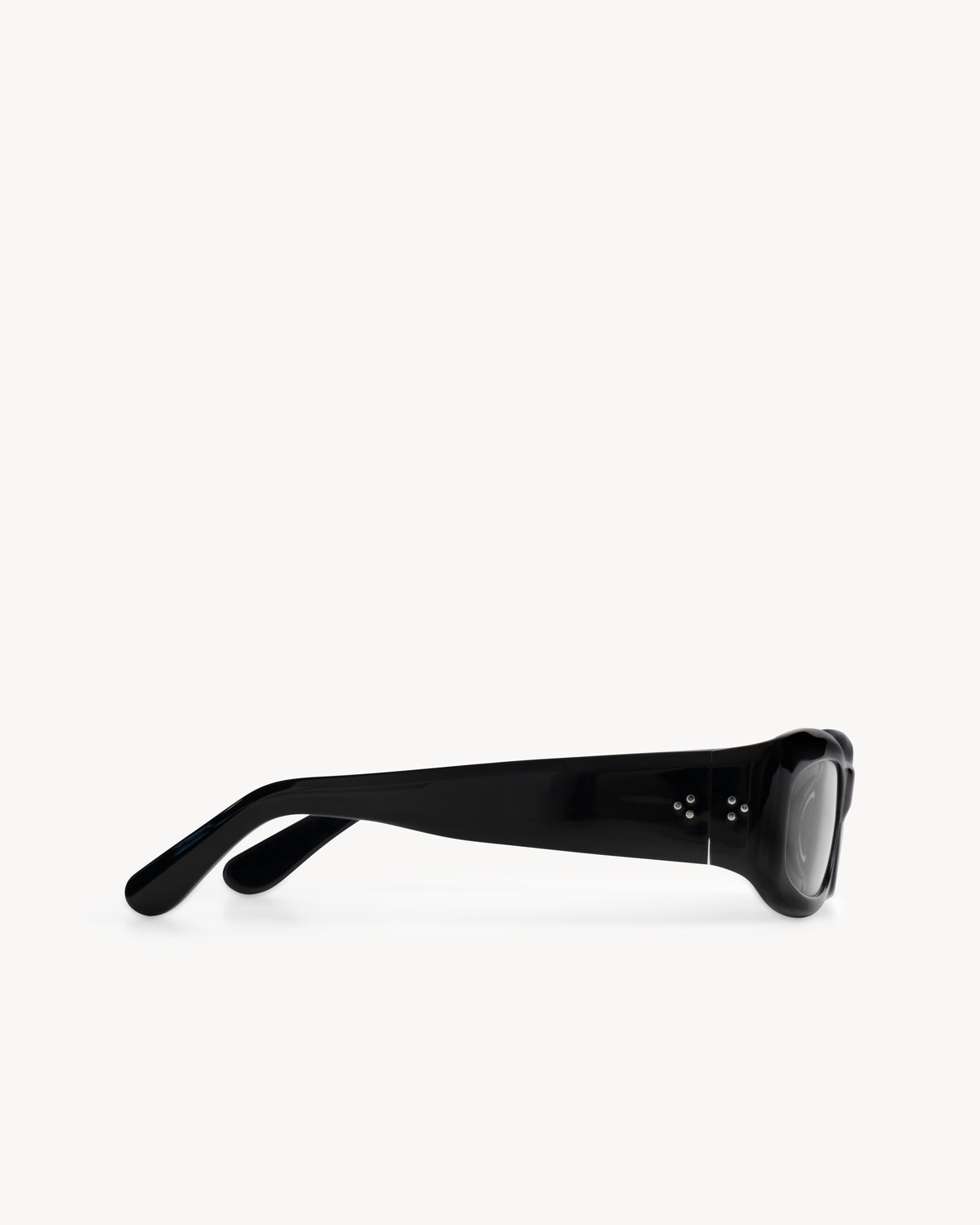 Port Tanger Saudade Sunglasses in Black Acetate and Black Lenses 4