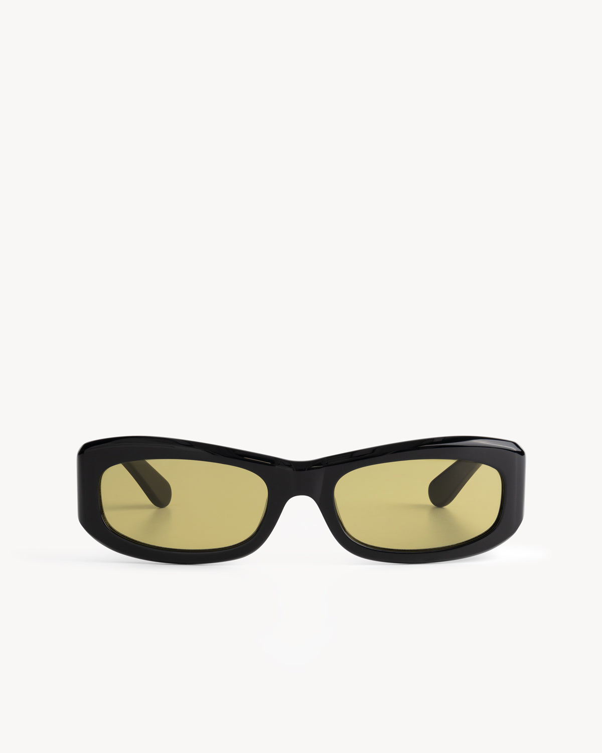 Port Tanger Saudade Sunglasses in Black Acetate and Warm Olive Lenses 1