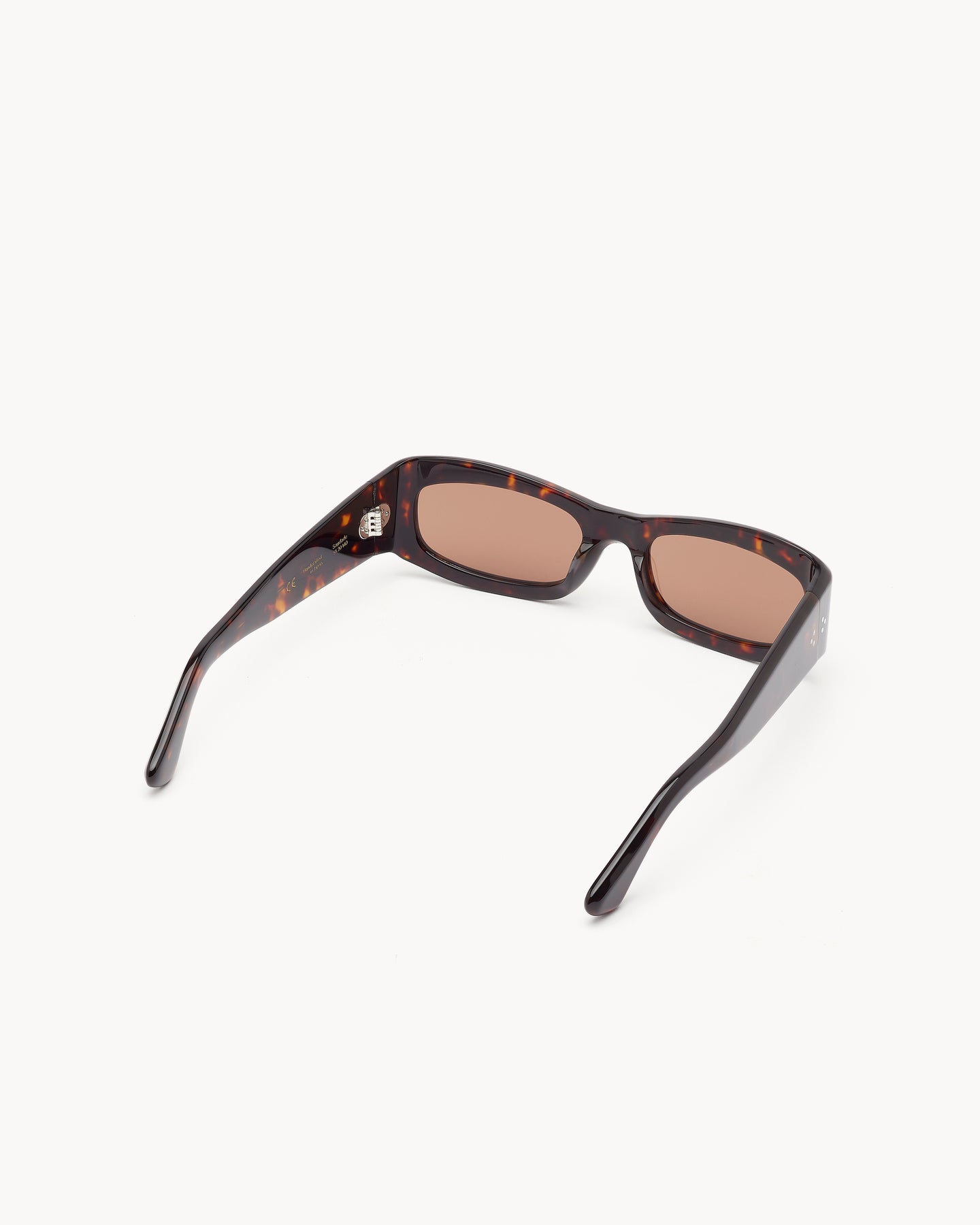 Port Tanger Saudade Sunglasses in Dark Tortoise Acetate and Tobacco Lenses 3