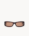 Port Tanger Saudade Sunglasses in Dark Tortoise Acetate and Tobacco Lenses 1