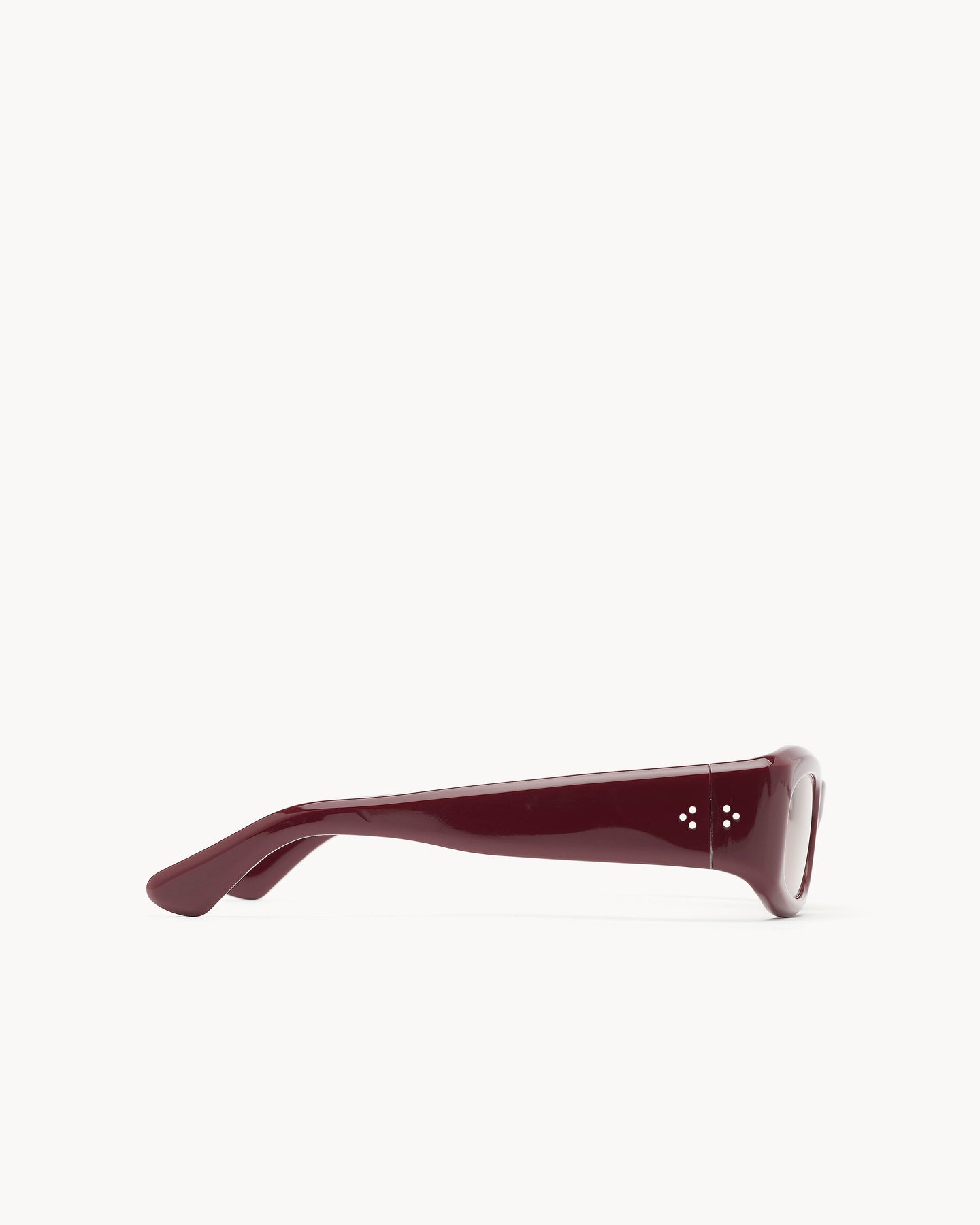Port Tanger Saudade Sunglasses in Burgundy Acetate and Amber Lenses 4