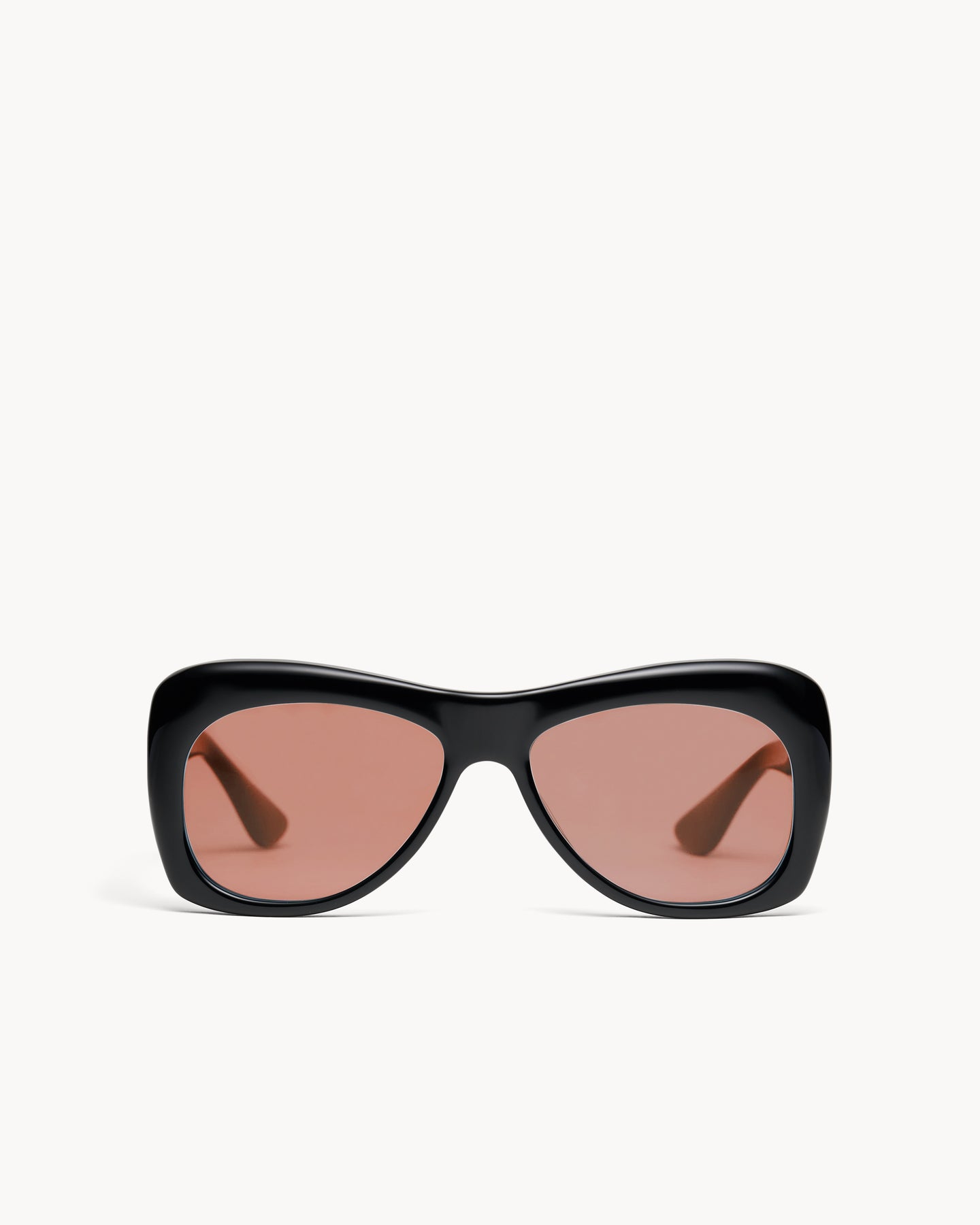 Nazim | Black Acetate | Tobacco Lens