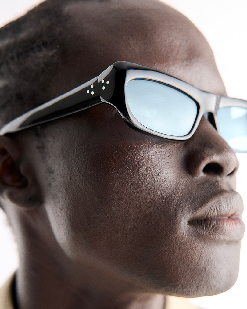 Isa | Black Acetate | Rif Blue Lens | Port Tanger Sunglasses – Port Tanger