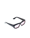 Junayd | Black Acetate | Rose Lens