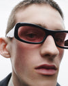 Saudade | Black Acetate | Rose Lens