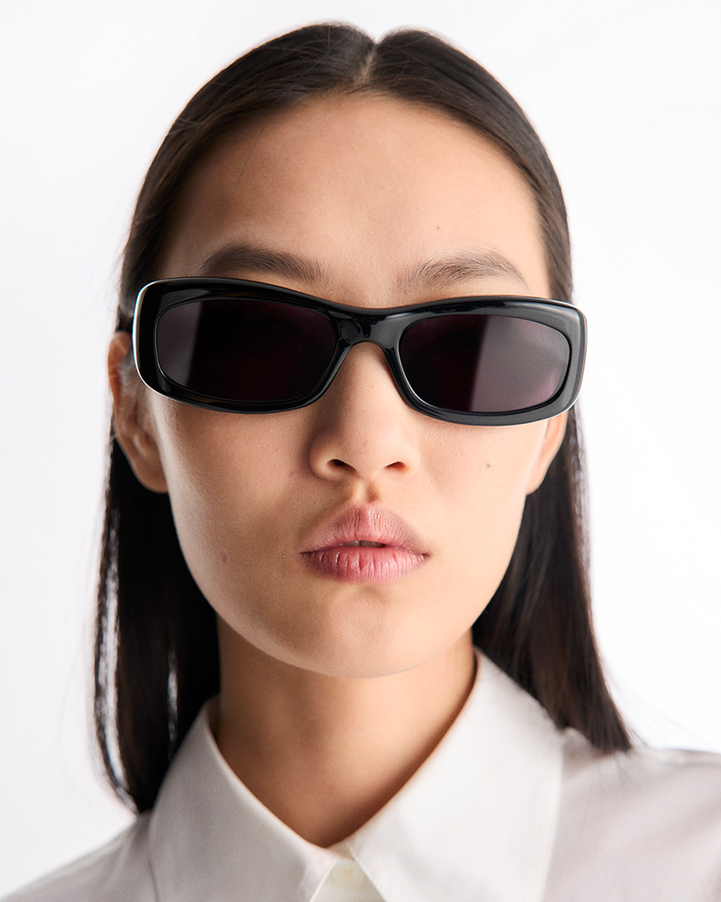 Saudade | Black Acetate | Black Lens | Port Tanger Sunglasses