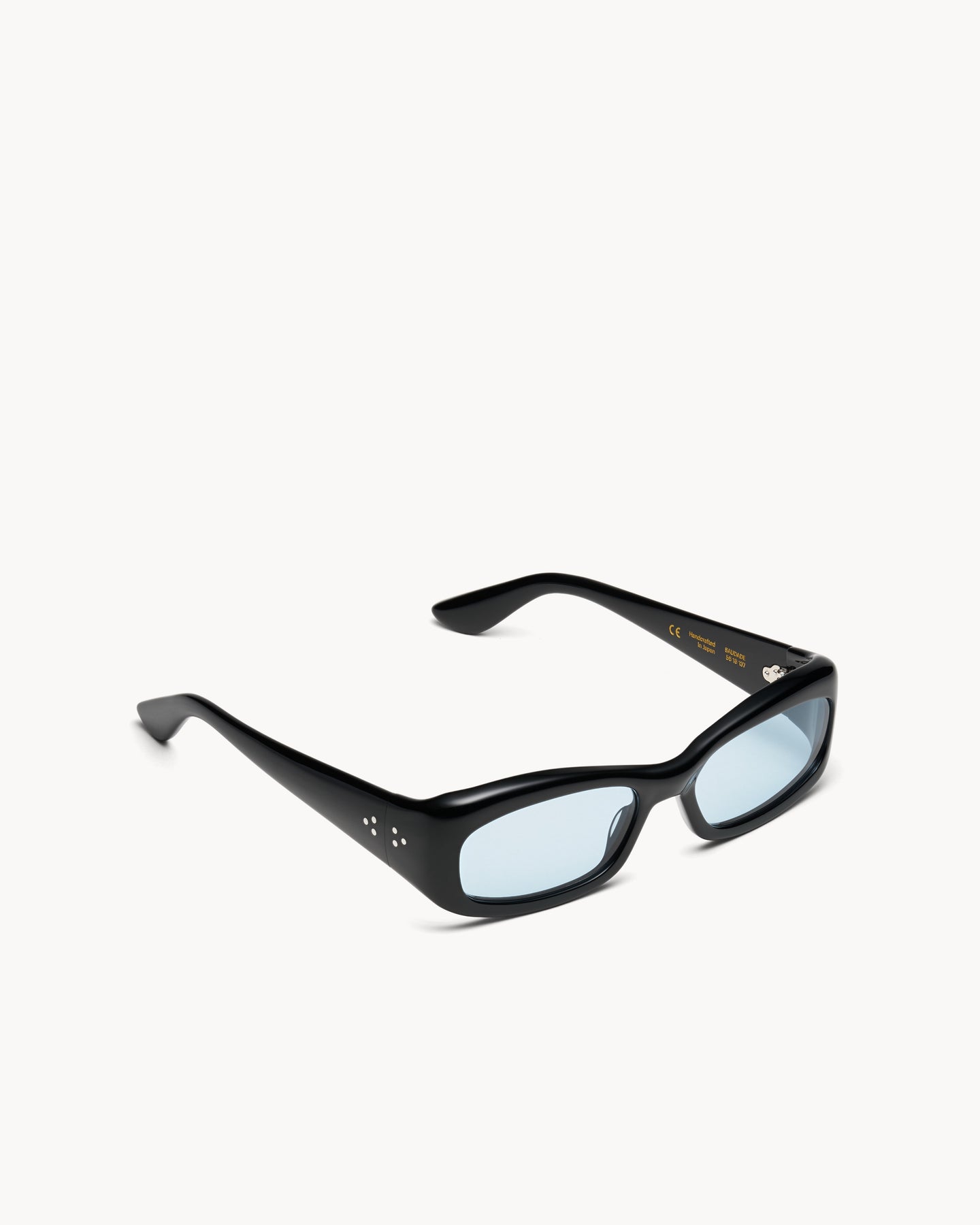 Saudade | Black Acetate | Rif Blue Lens