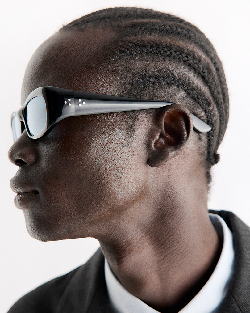 Saudade | Black Acetate | Rif Blue Lens | Port Tanger Sunglasses