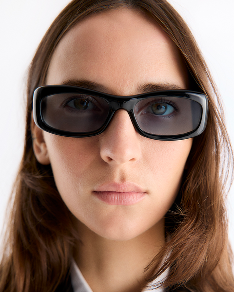Saudade | Black Acetate | Rif Blue Lens | Port Tanger Sunglasses