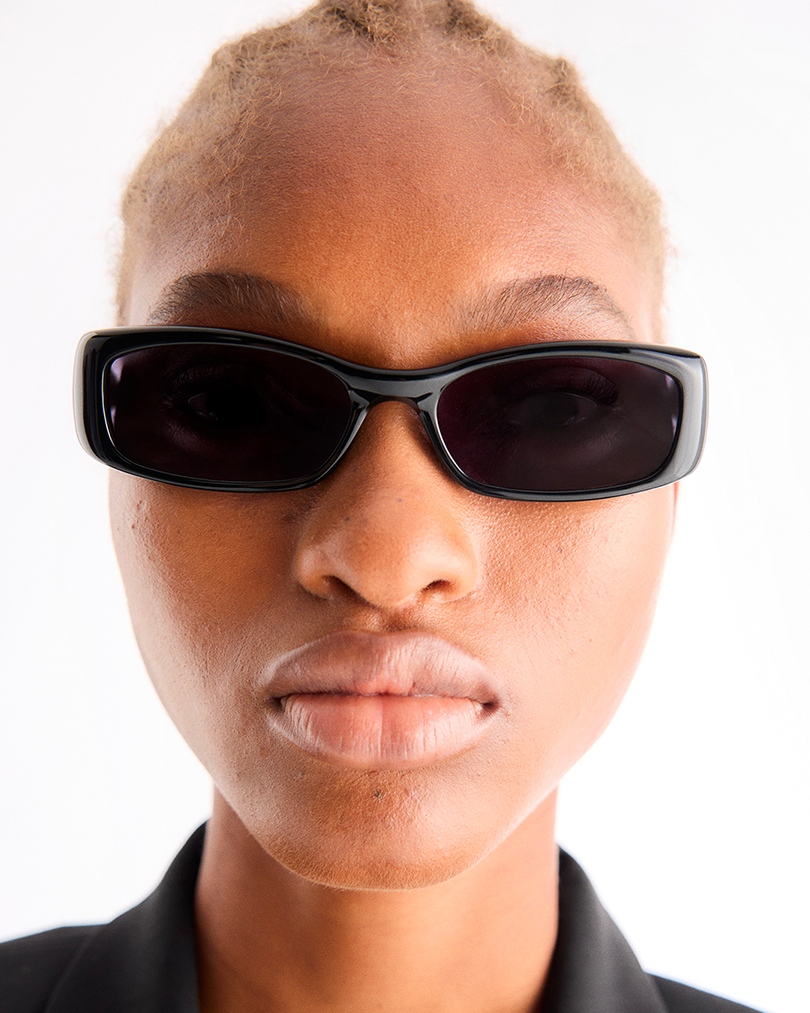 Leila | Black Acetate | Black Lens | Port Tanger Sunglasses – Port