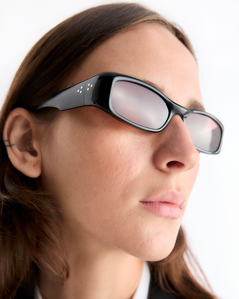 Leila | Black Acetate | Amber Lens | Port Tanger Sunglasses – Port
