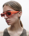 Leila | Coral Acetate | Tobacco Lens