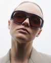 Noor | Deep Rif Blue Acetate | Tobacco Lens
