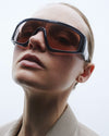 Noor | Deep Rif Blue Acetate | Tobacco Lens
