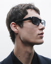 Ihya | Black Acetate | Rif Blue Lens