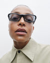 Ihya | Black Acetate | Rif Blue Lens