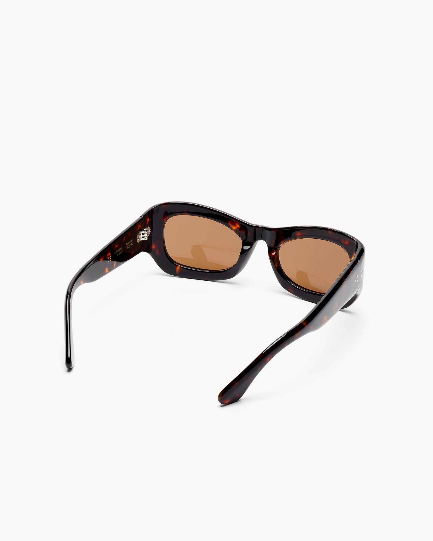 Port Tanger Tangerine Sunglasses in Myrrh Acetate and Tobacco Lenses 3