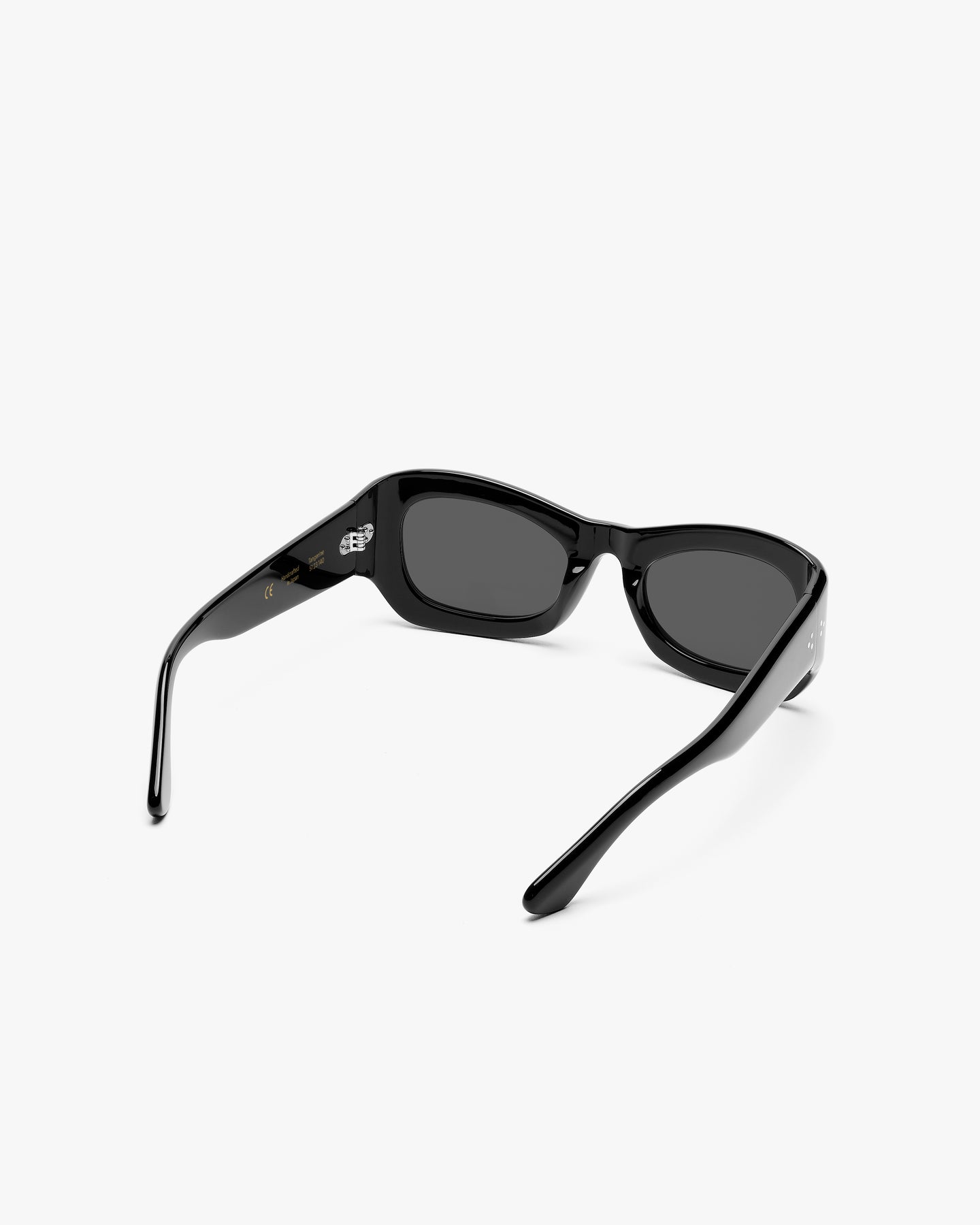 Port Tanger Tangerine Sunglasses in Black Acetate and Black Lenses 3